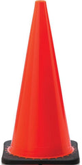 28 in H PVC Fluorescent Orange Traffic Safety Cone W8782
