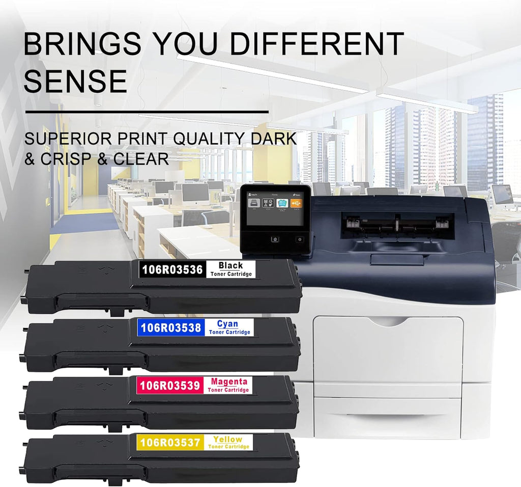 5 PK Toner Cartridge for Xerox C400 C405 Printer G49199