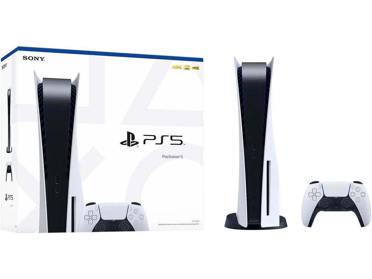 PS5 Gaming Console Disc Version with Extra Controller I1284
