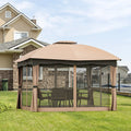 12' x 10' Heavy Duty Steel Gazebo O42761