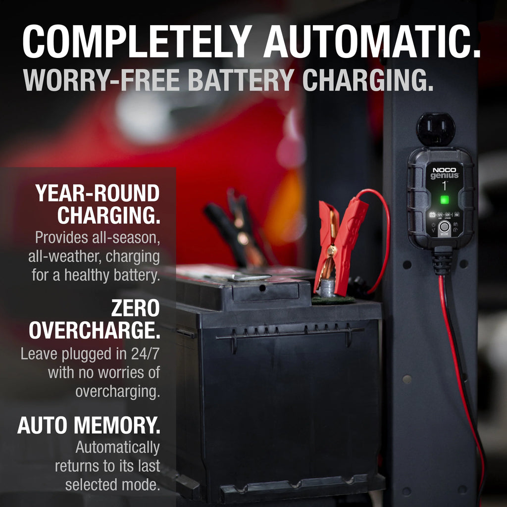 6V/12V 1A Smart Battery Charger and Maintainer V7808