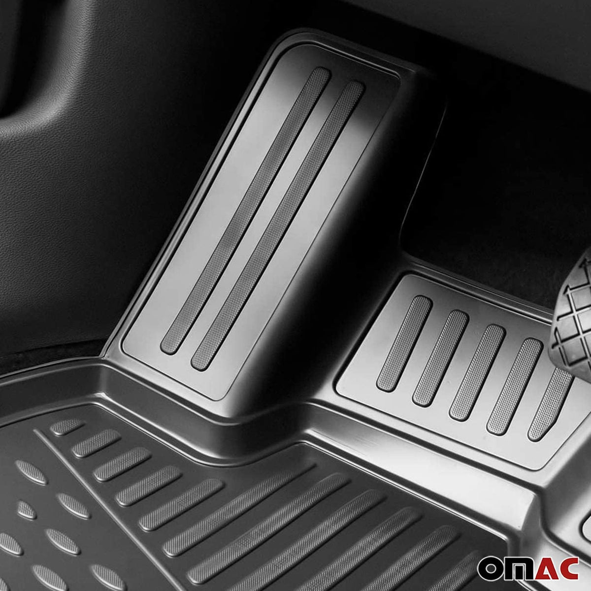 Black 3D All Weather Floor Mats Custom Liner for Hyundai Tucson C231929