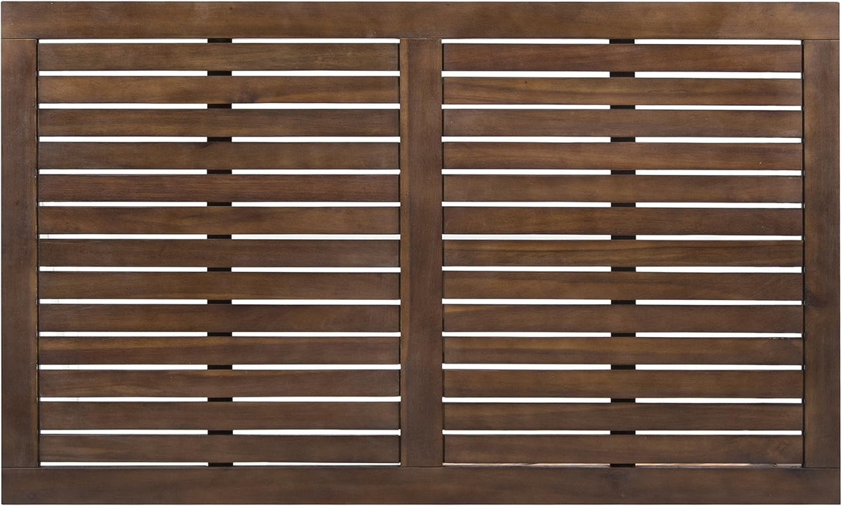 White Base / Dark Brown Top Acacia Wood Coffee Table C5797