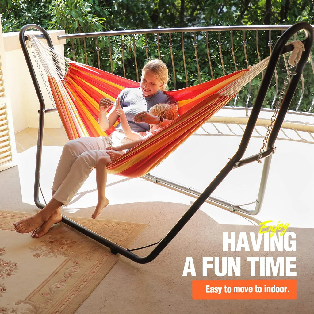 2 Person Steel Hammock with Stand M926