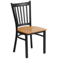 Black and Natural Dining Chair R2433