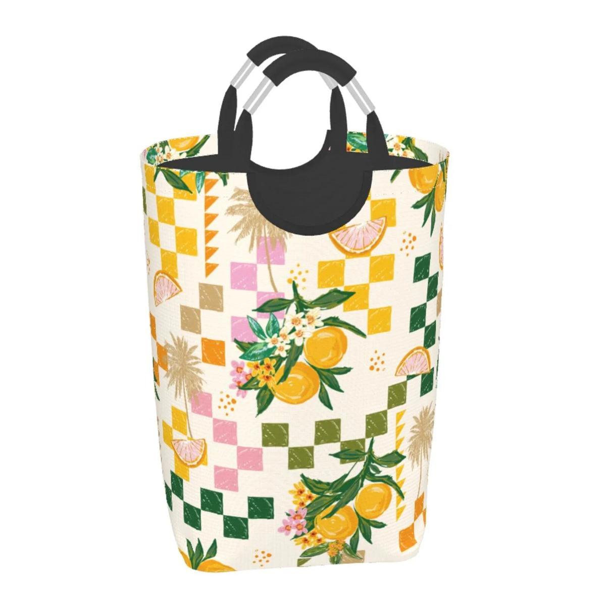 Large Canvas Fabric Laundry Hamper X18593